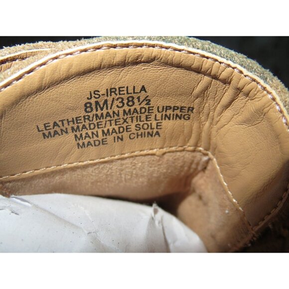 Jessica Simpson Irella Platform Studded Snakeskin Embossed Leather & Camo Combat - Picture 10 of 10